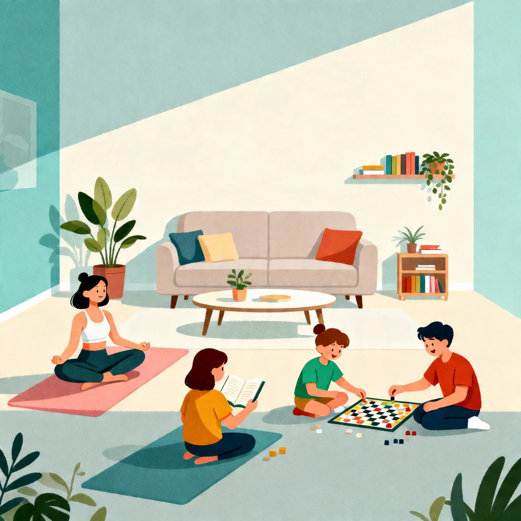 Actividades de Bienestar Familiar en Casa